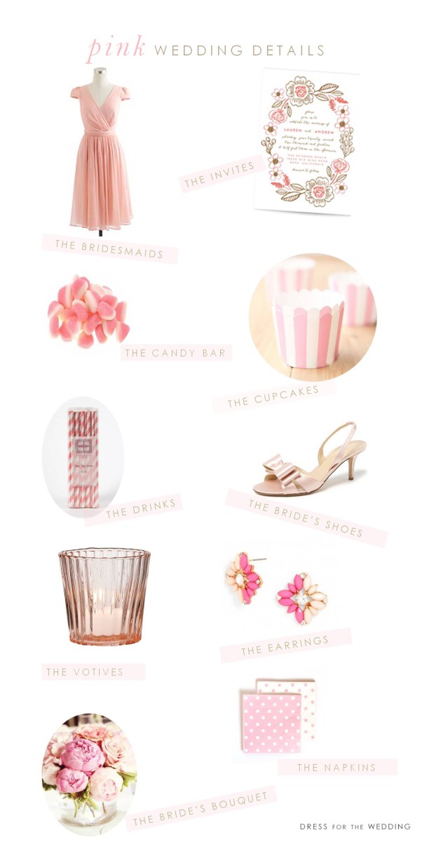 Pink Wedding Details