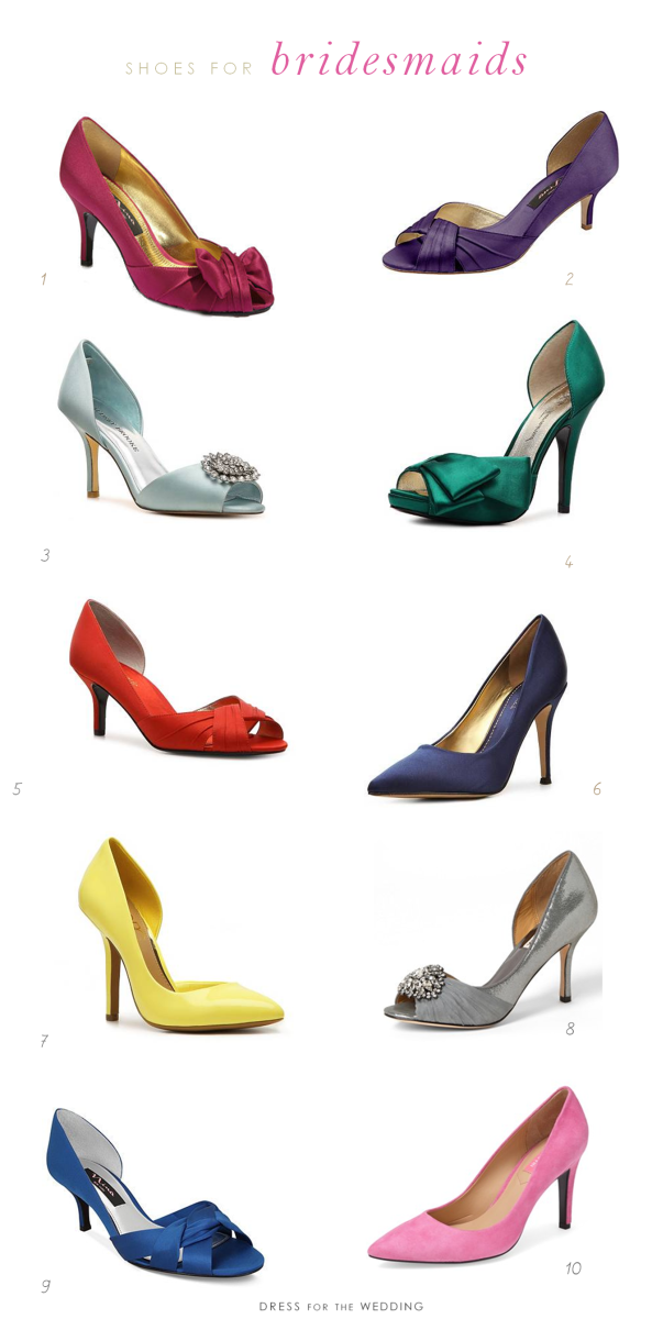 shoes for bridesmaids