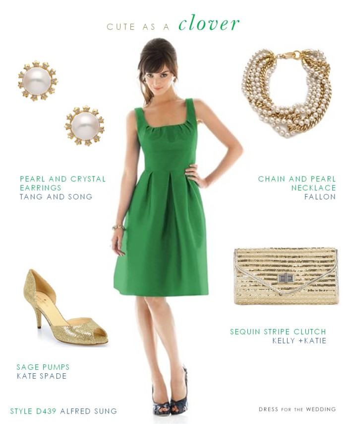Kelly Green Bridesmaid Dress