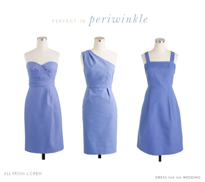 periwinkle dresses for bridesmaids