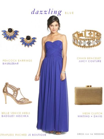 Dazzling Blue Gown