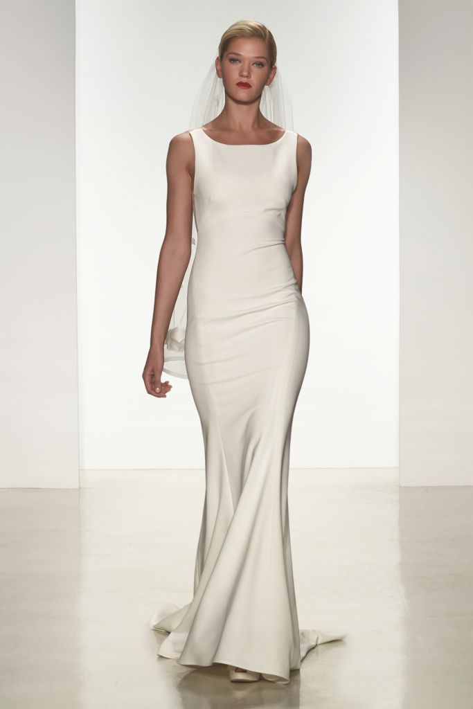 Heather Amsale Spring 2015 Sleek Wedding Dress