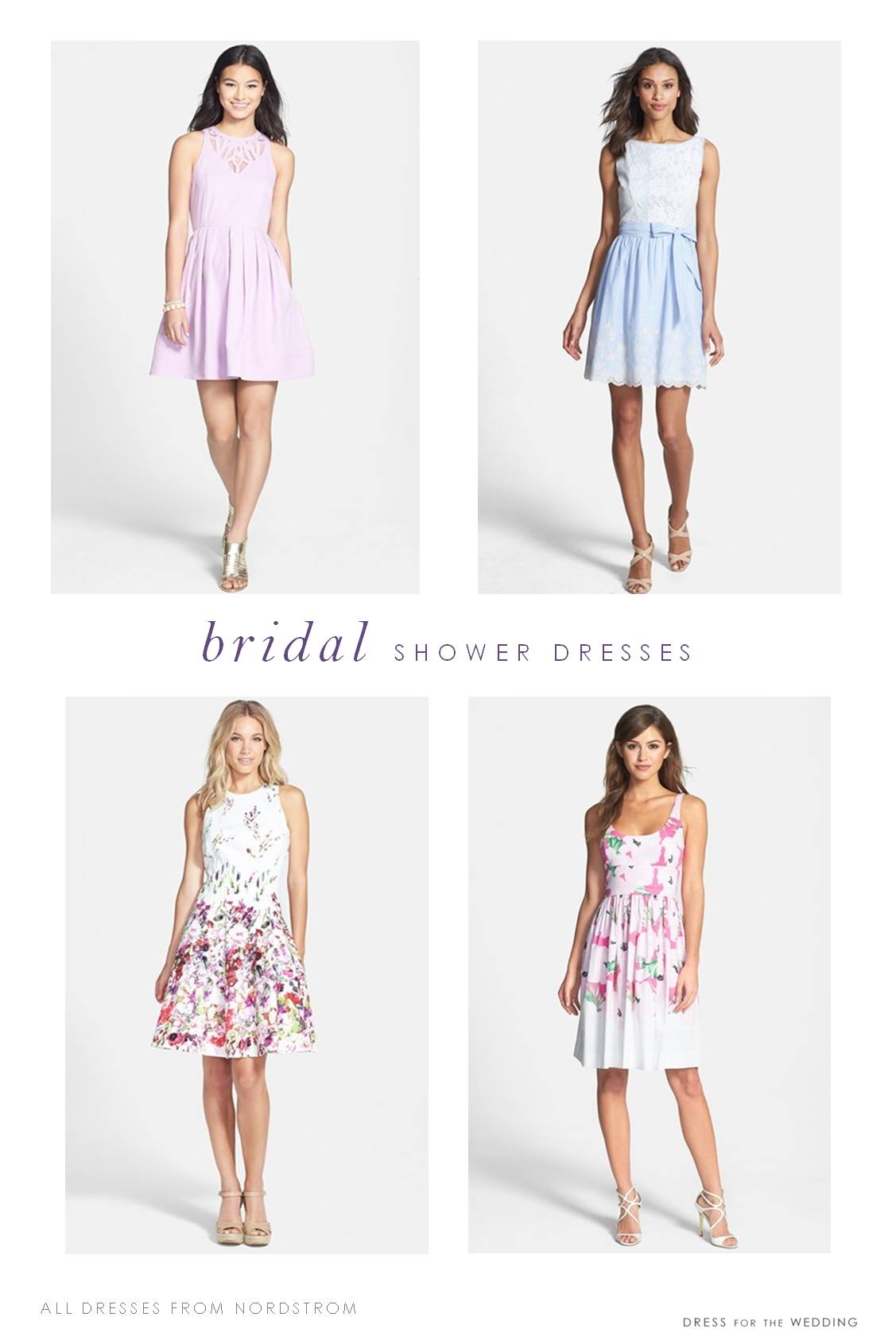 latest bridal shower wears