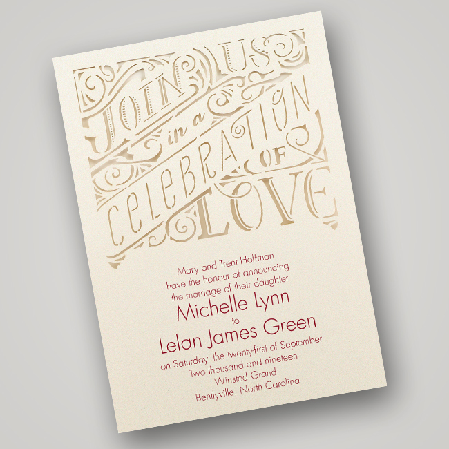  Lasercut Invitations 