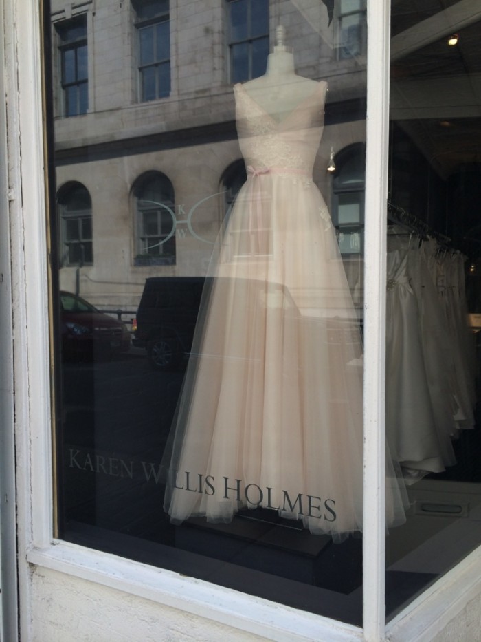 The window at the Karen Willis Holmes Boutique