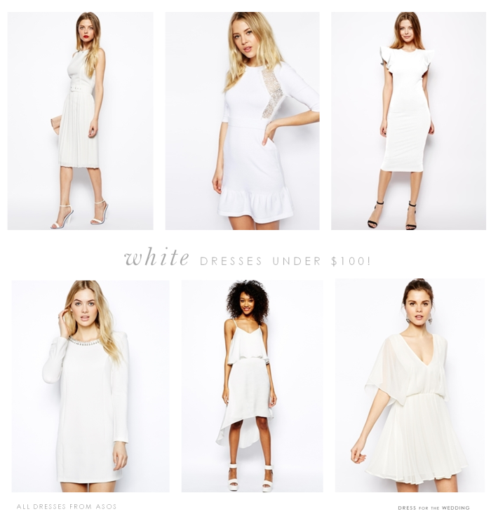 Stylish White Dresses under $100