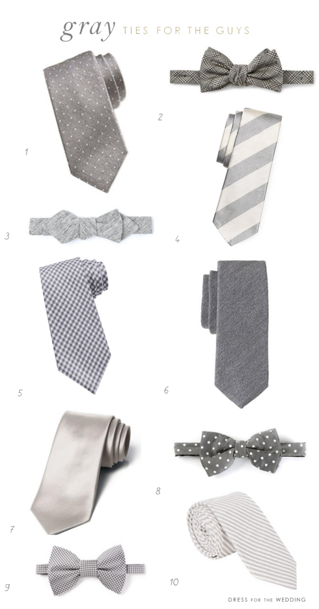 grey ties