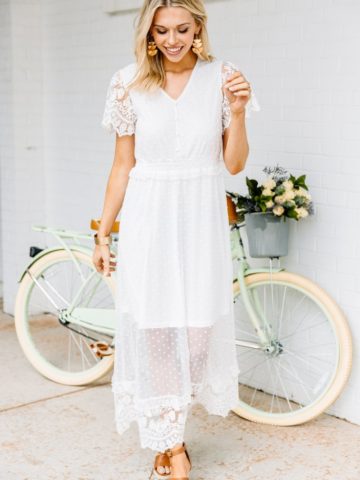 Pretty white dress under 100 for a bride
