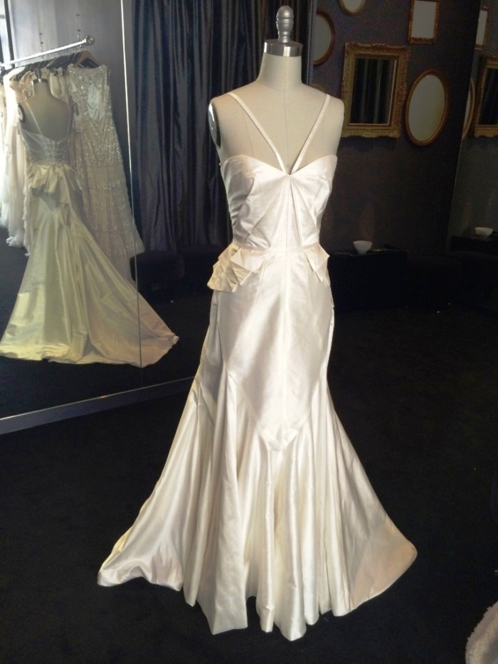 Alassandra by Karen Willis Holmes in her New York City wedding gown boutique