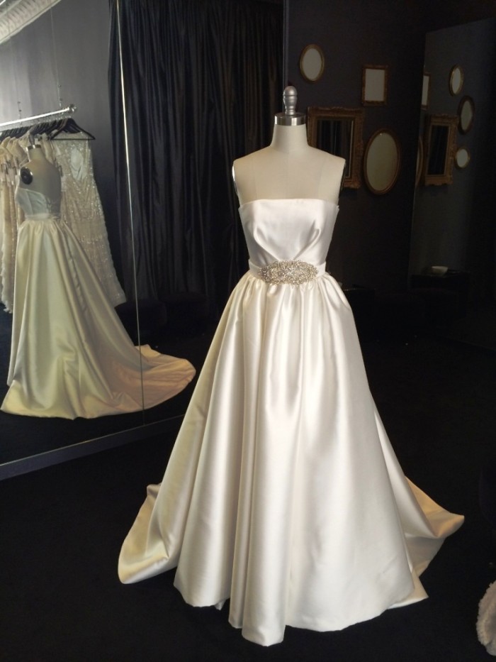 Jacqueline by Karen Willis Holmes, Strapless Wedding Gown  NYC wedding dresses