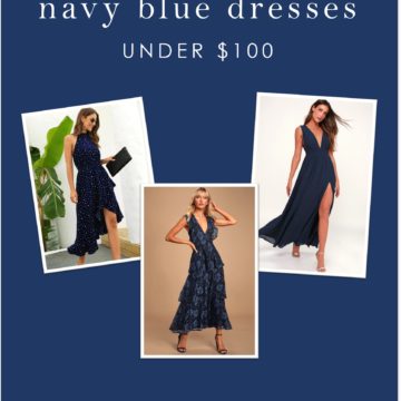 Navy and Gold Wedding Outfit