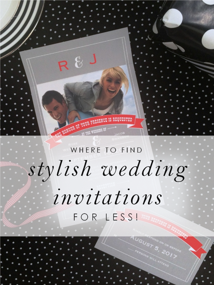 Find stylish wedding invitations for less at Ann's Bridal Bargains