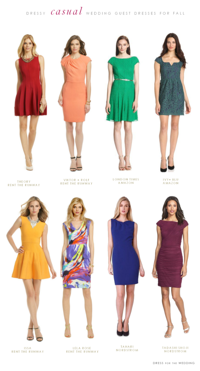 Dresses to wear to a casual fall wedding