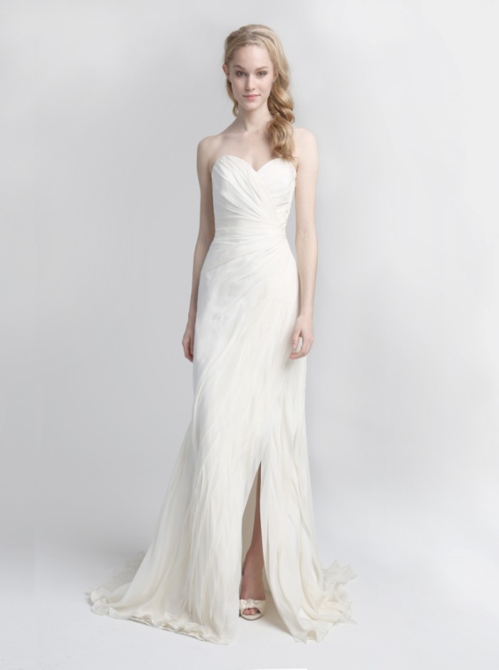 Strapless Wedding Gown Delmare by Kelly Faetanini