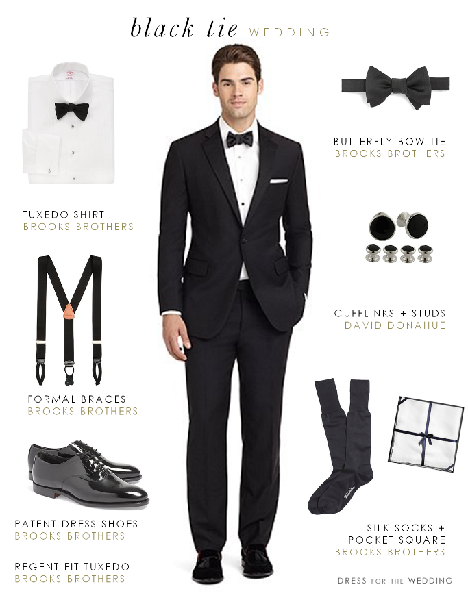 black tie optional dress code male