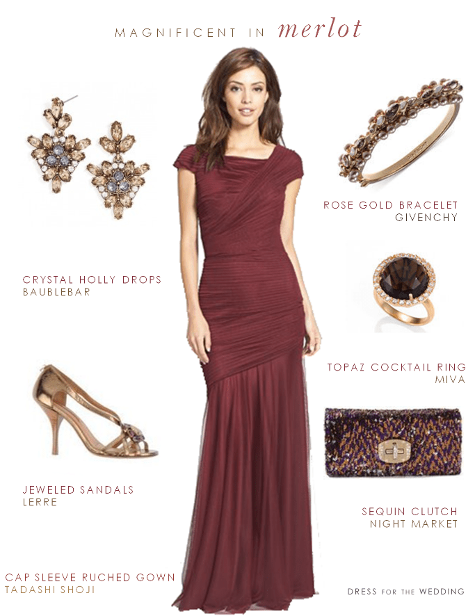 Merlot Evening Gown