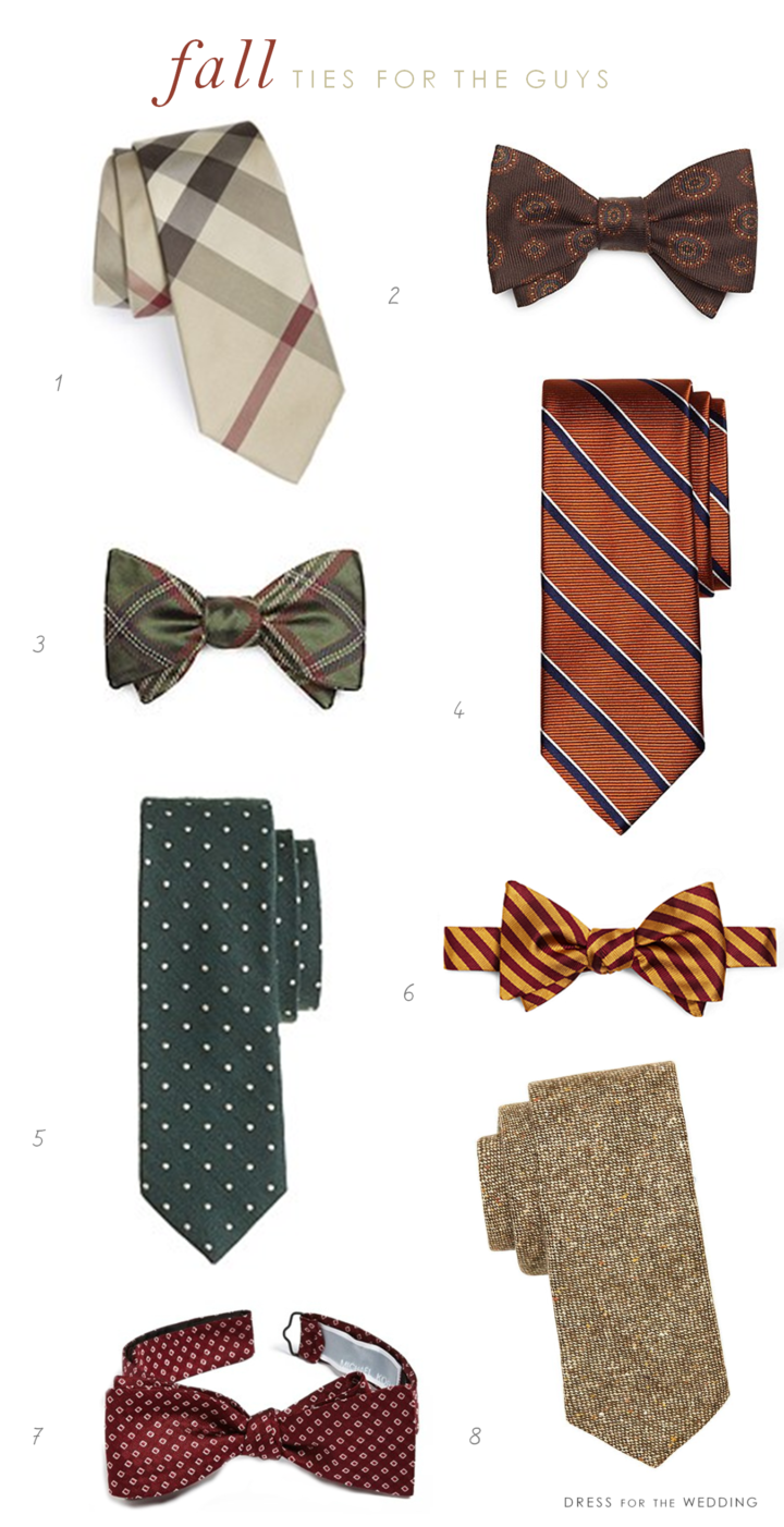 spring wedding ties