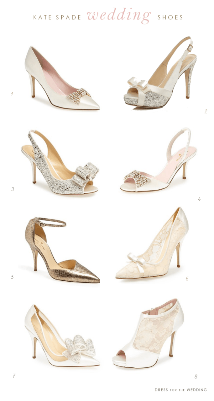 8 of My Favorite kate spade new york Wedding Shoes