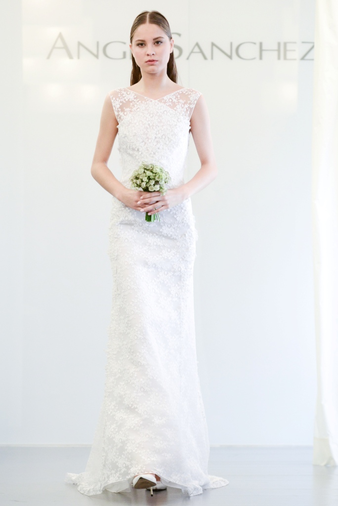 lace wedding dress 2015 Angel Sanchez