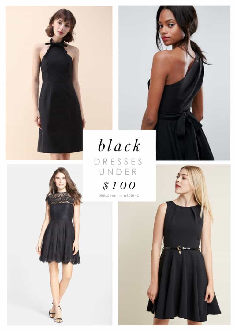 Black Dresses Under 100 Dress for the Wedding