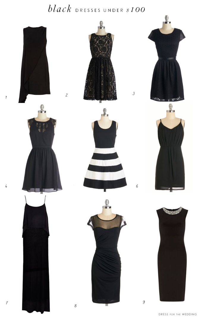 Black dresses under $100