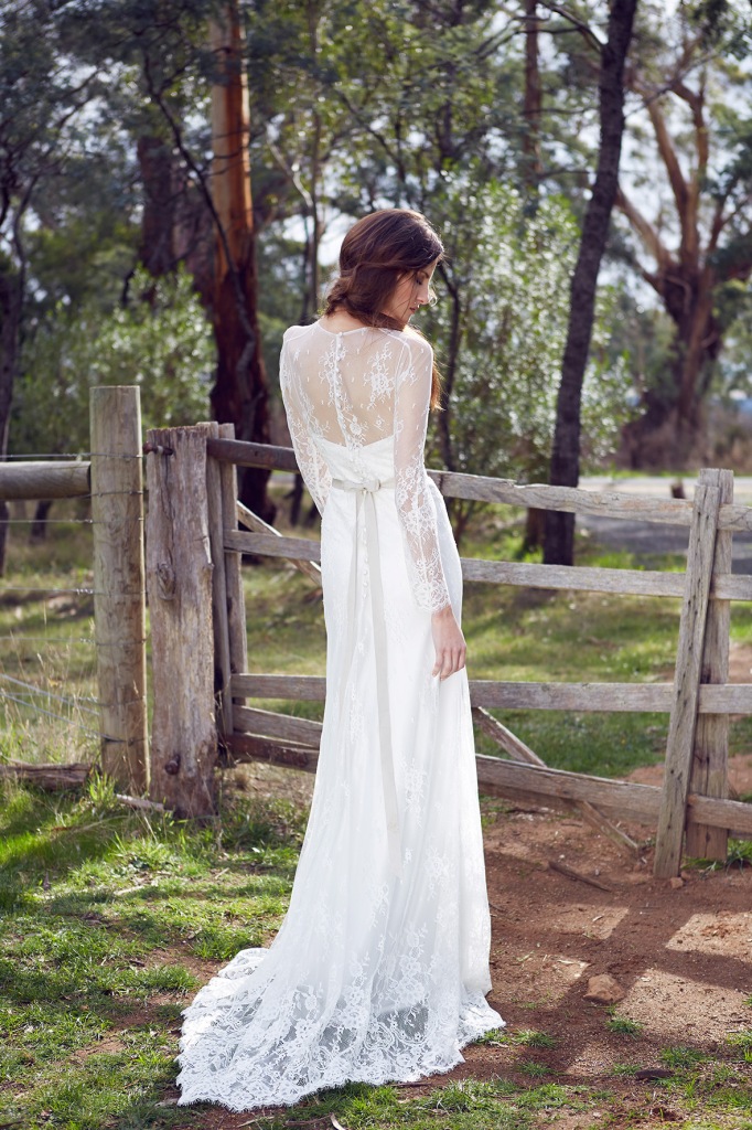 KWH Bespoke Wedding Gown Arielle with Nadia Slip