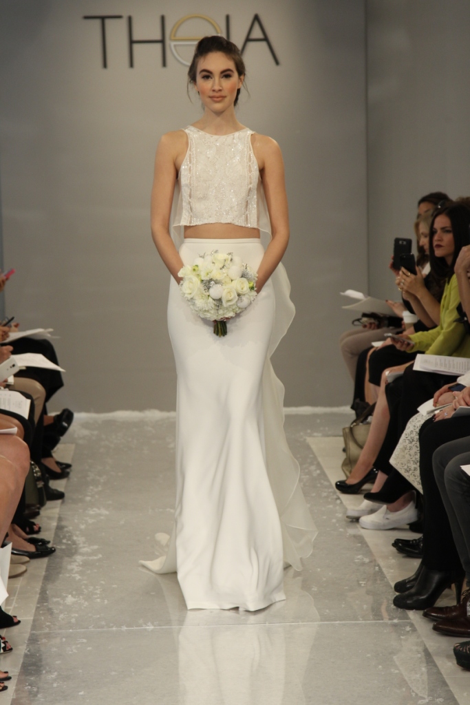 Suren Wedding Dress Theia White Collection Fall 2015