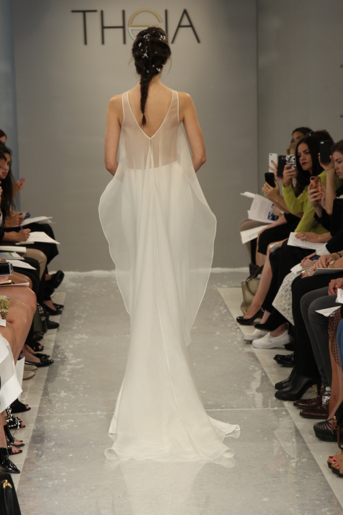 Suren Back Wedding Dress Theia White Collection Fall 2015