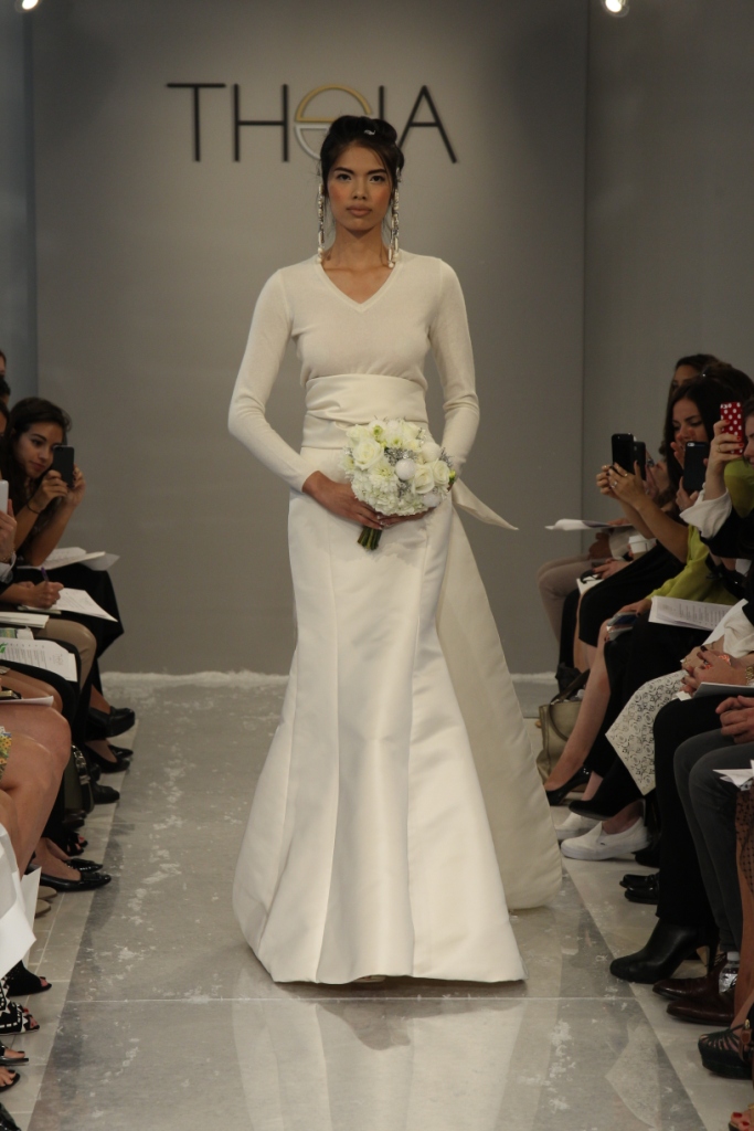 Kushi Wedding Dress Theia White Collection Fall 2015