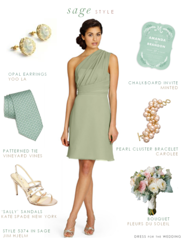 pale green bridesmaid dress