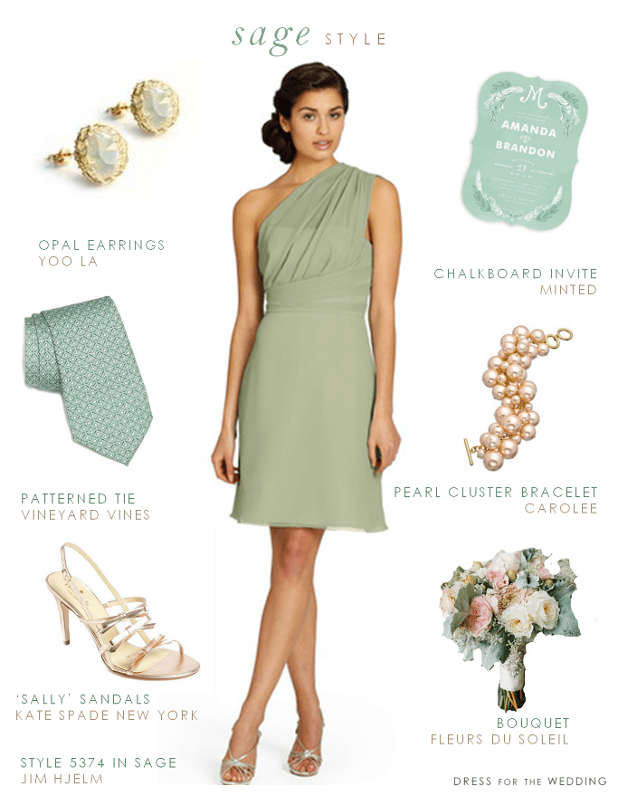 pale green bridesmaid dress