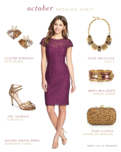 october wedding wear