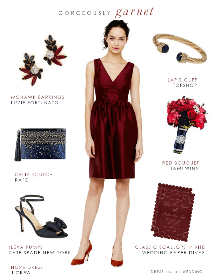 How To Accessorize A Burgundy Dress Shop