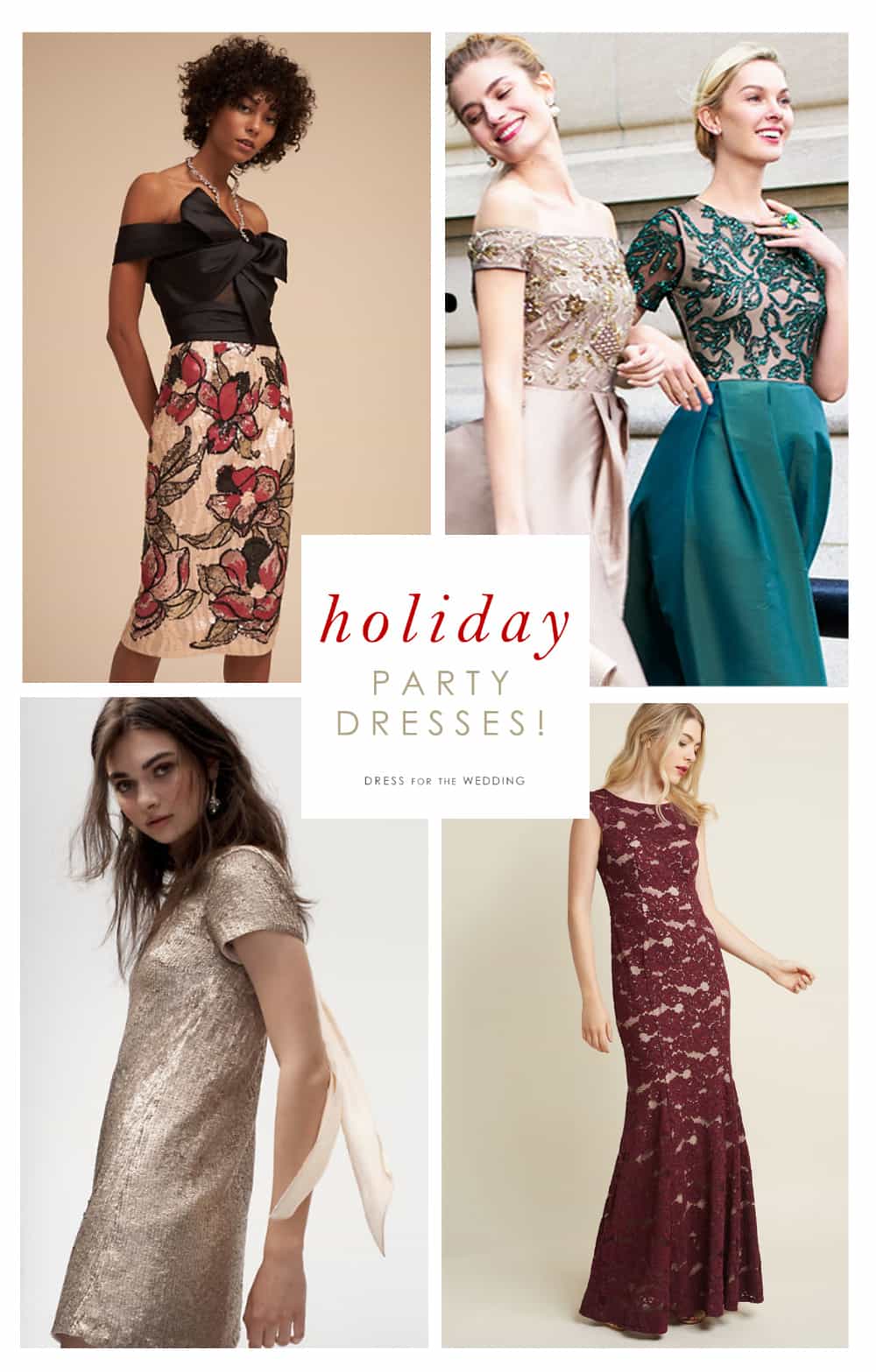 90 of The Best Holiday Party Dresses for The Season- Dress for the Wedding