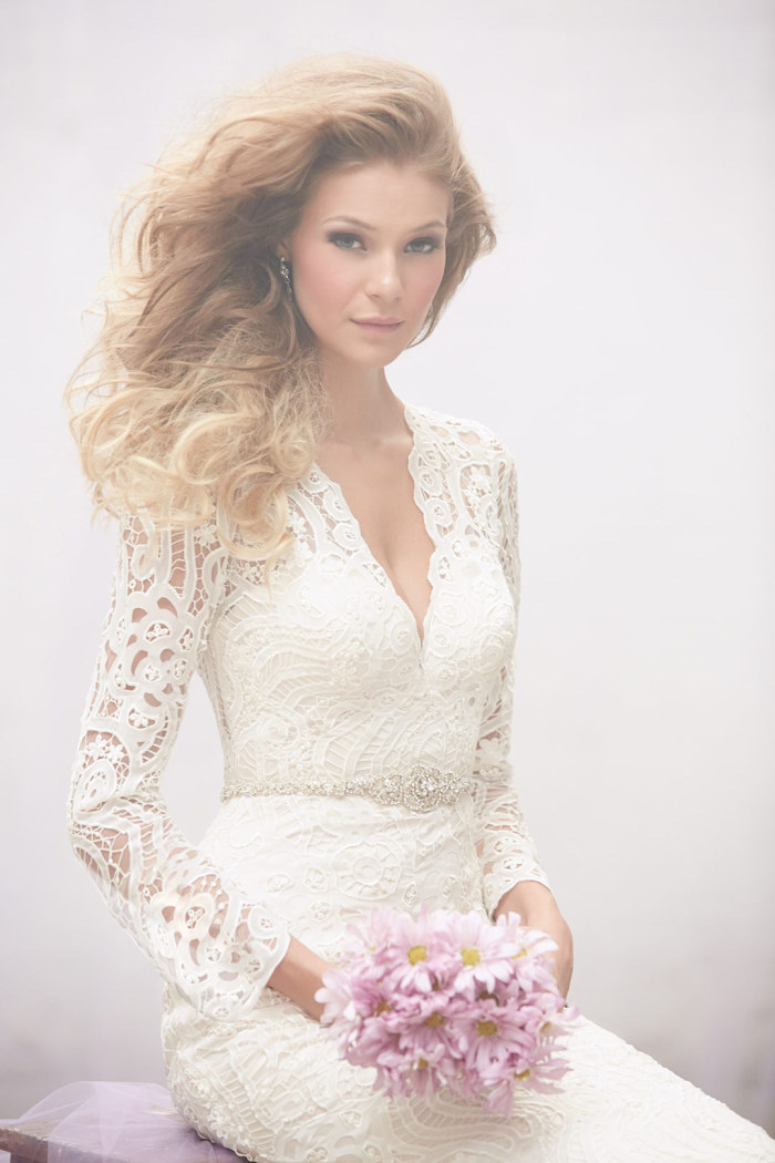 madison james long sleeve wedding dress