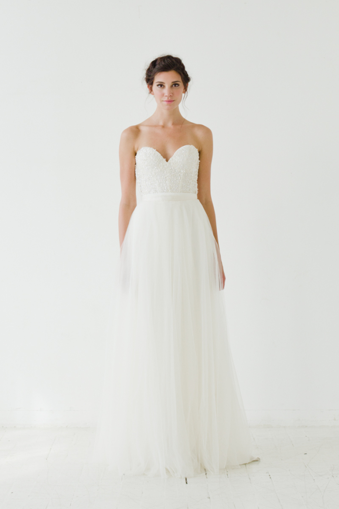 Mulberry Skirt Sarah Seven Wedding Dresses 2015