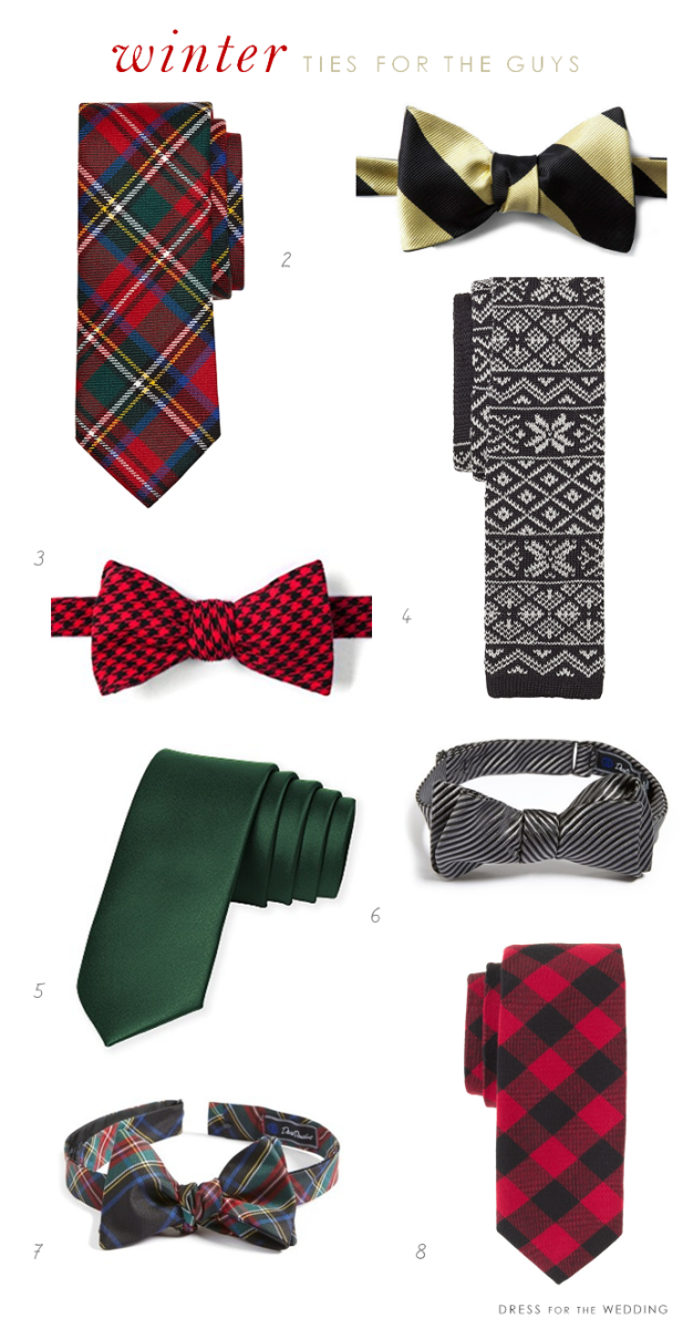 plaid ties