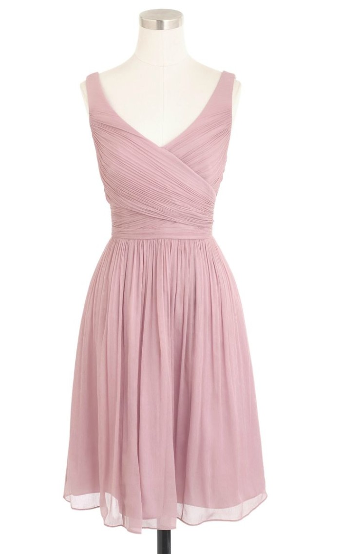 Lavender dust jcrew dress