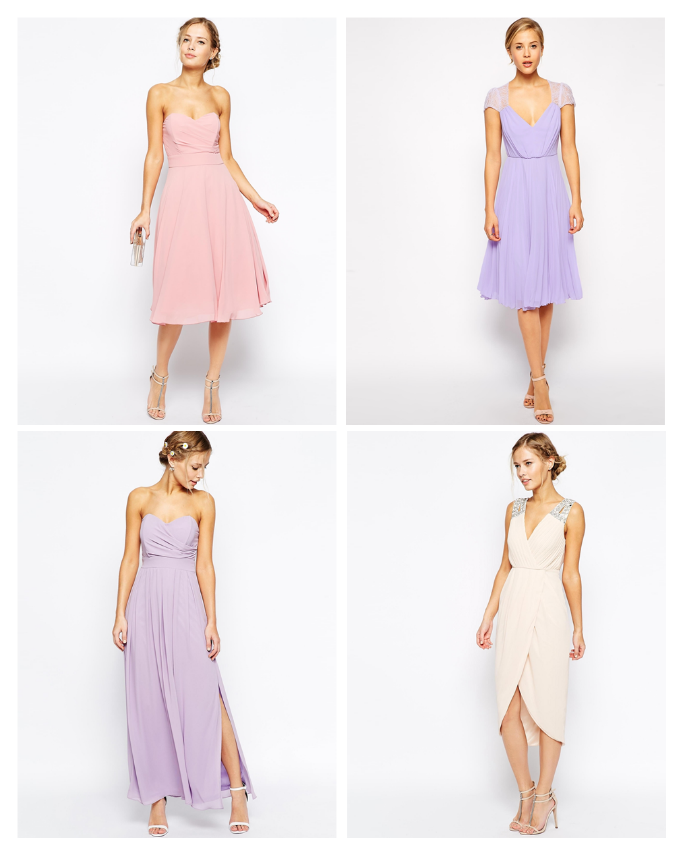 asos bridesmaid dresses pink