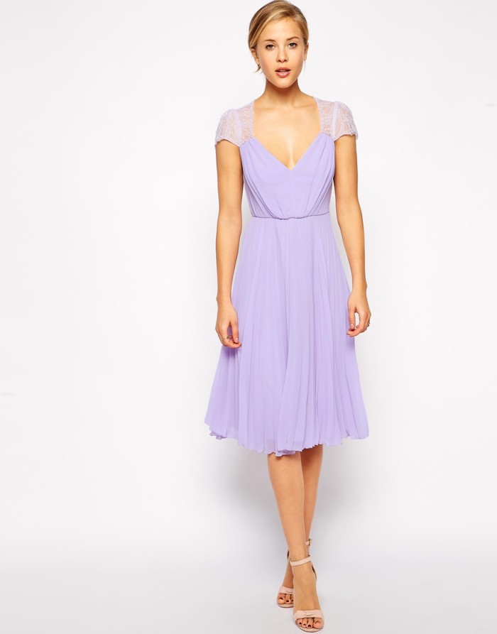 Lilac bridesmaid dress under $100