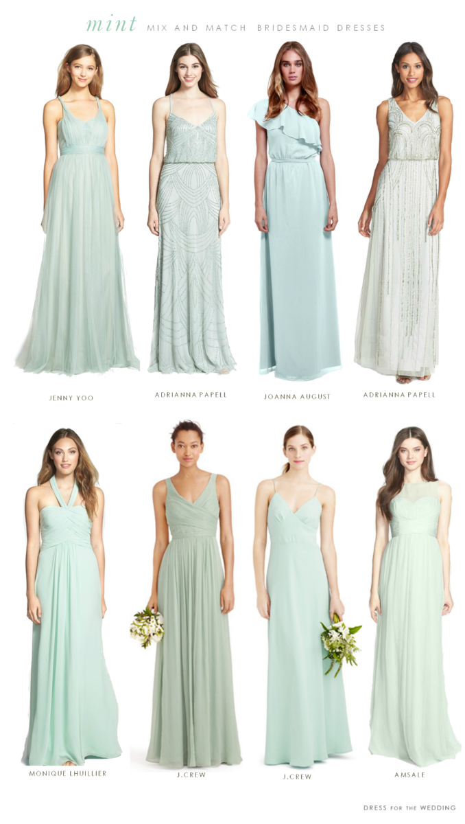 Mint bridesmaid dresses 2