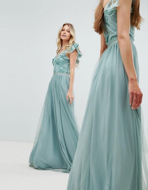 Mint green bridesmaid dresses