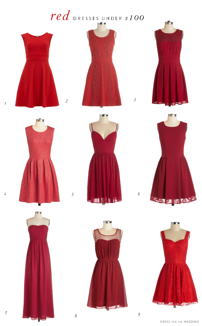 Red Wedding Attire and Outfit Ideas ...