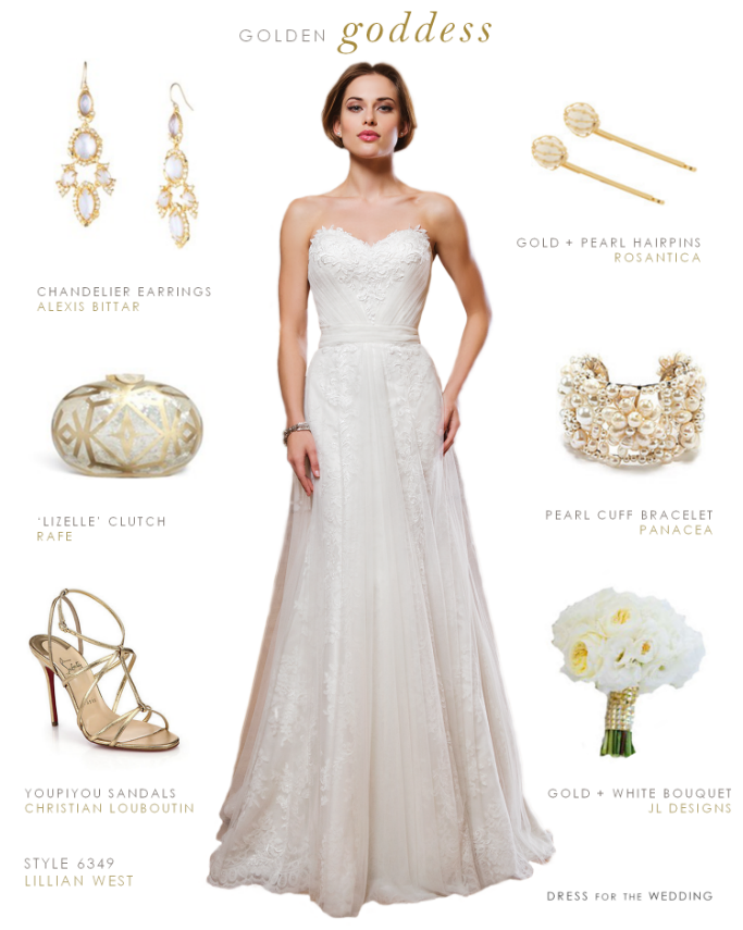 Goddess bridal gown by Lillian West