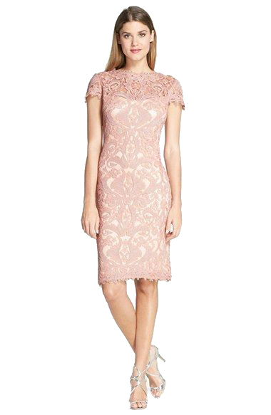 Short Pink Dresses for the Mother of the Bride