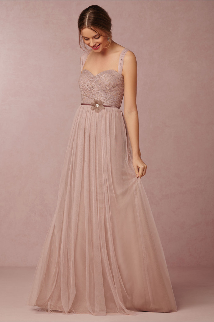 tulle bridesmaid dress