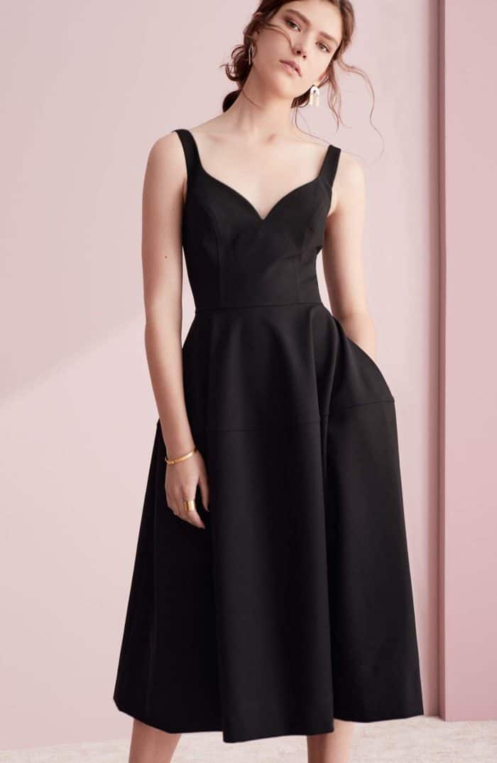 black dress for wedding