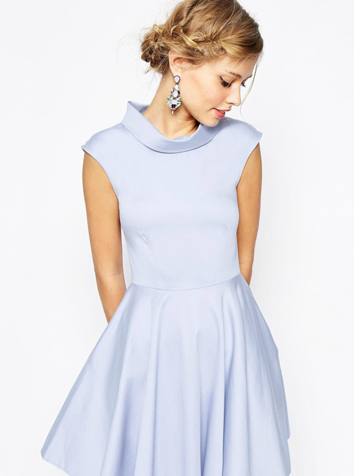 Cute blue dress for April