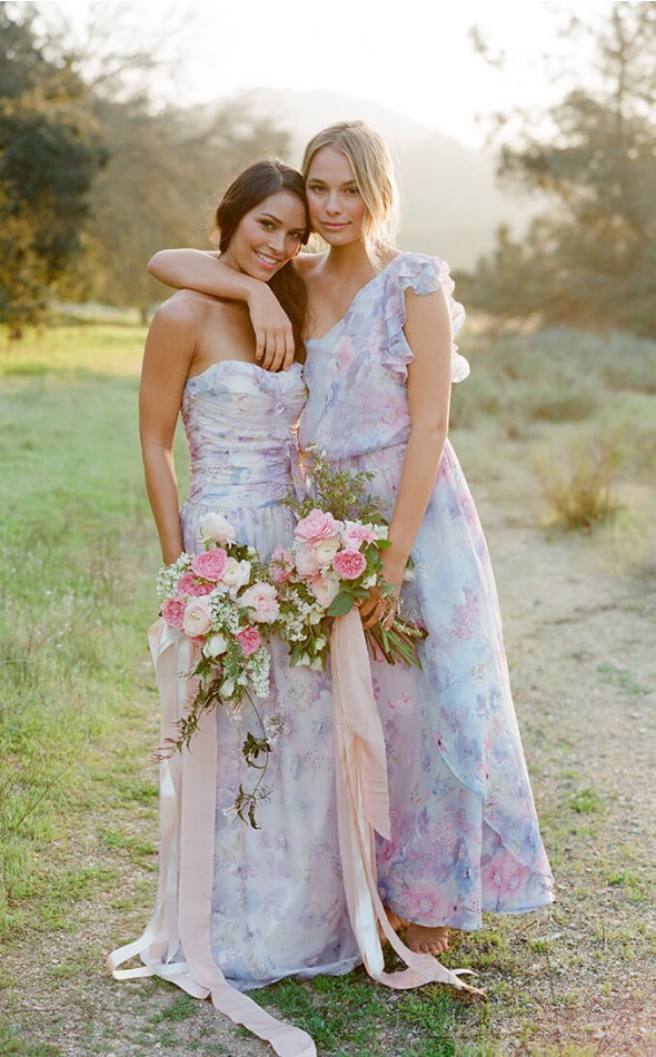 floral dresses for bridesmaids