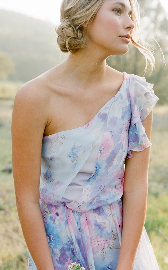 Floral Bridesmaid Dresses 